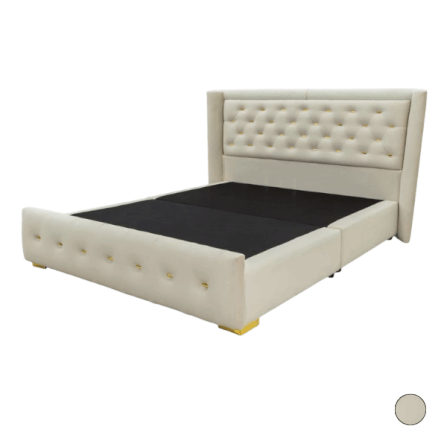 ฐานรองหัวเตียง 6 ฟุต WISDOM DESIGN FURNITURE รุ่น CARREN สีครีมขาว_0